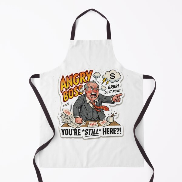 Item preview, Angry Boss Comic Sticker designed and sold by Alta-store.