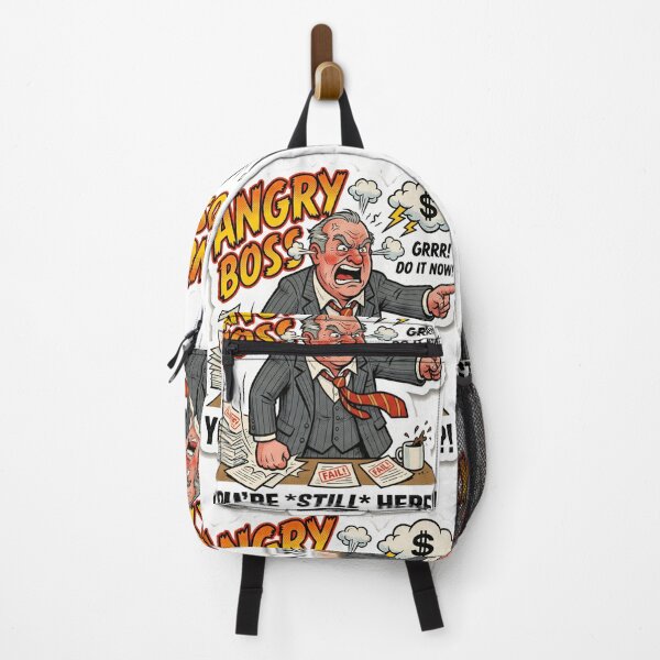 Item preview, Angry Boss Comic Sticker designed and sold by Alta-store.