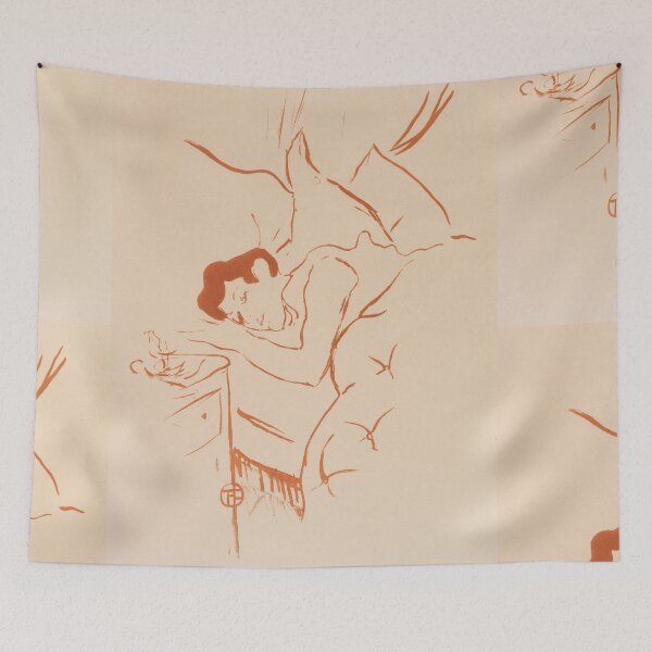 Item preview, Ta Bouche by Toulouse-Lautrec Vintage Minimalist Art Nouveau Line Art designed and sold by artofuniverse.