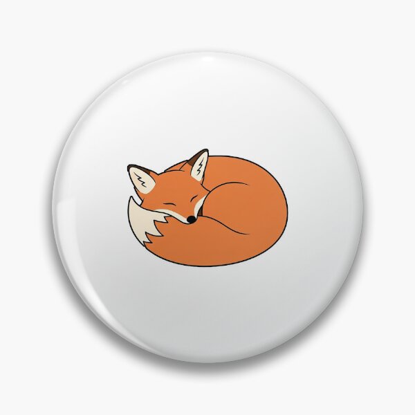Item preview, Cozy Sleeping Fox Sticker designed and sold by Osmose-Studio.