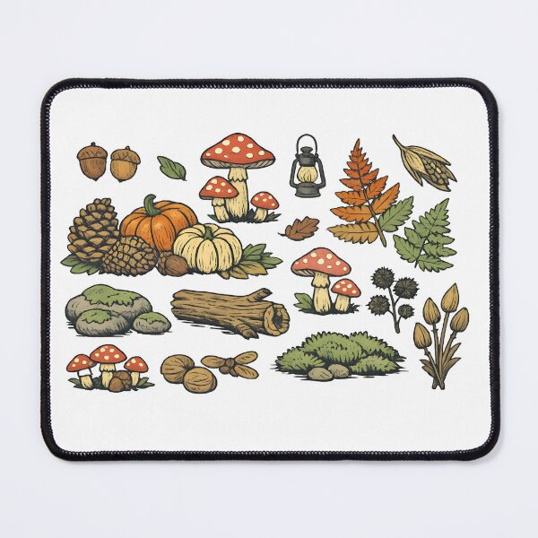 Item preview, Cottagecore Forest Mushroom Woodland designed and sold by Byte-shirt.