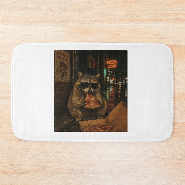 Item preview, Raccoon And Pizza Meme, Raccoon Lover designed and sold by vintagearttee.
