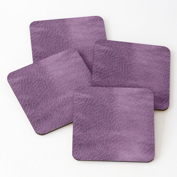 Item preview, Crackled Mosaic Grain Violet Leather Photo Texture designed and sold by DigitaICraft.