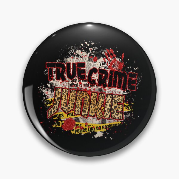Item preview, Regalo para amantes de los crímenes reales con estampado de leopardo de True Crime Junki designed and sold by MelanieIShelton.