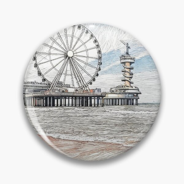 Item preview, Ferris wheel on the pier of Scheveningen designed and sold by sid1802.