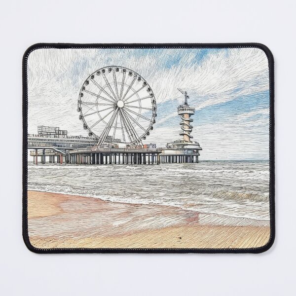 Item preview, Ferris wheel on the pier of Scheveningen designed and sold by sid1802.