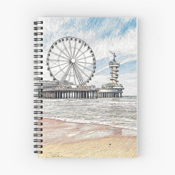 Item preview, Ferris wheel on the pier of Scheveningen designed and sold by sid1802.