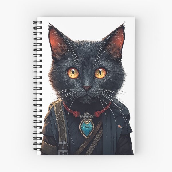 Item preview, Mystic Black Cat Guardian – Fantasy Cat Art designed and sold by start-tool.