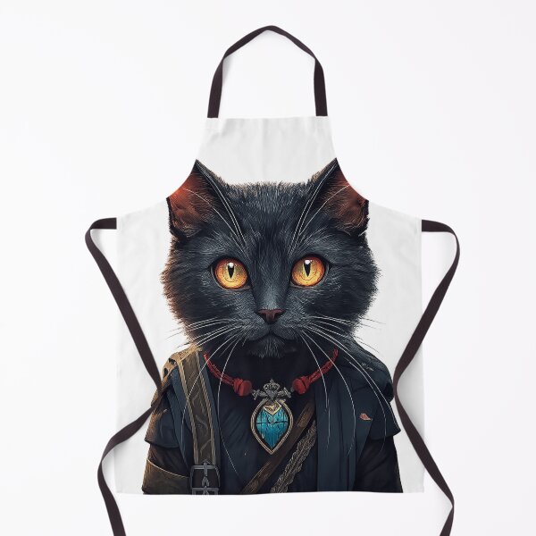 Item preview, Mystic Black Cat Guardian – Fantasy Cat Art designed and sold by start-tool.
