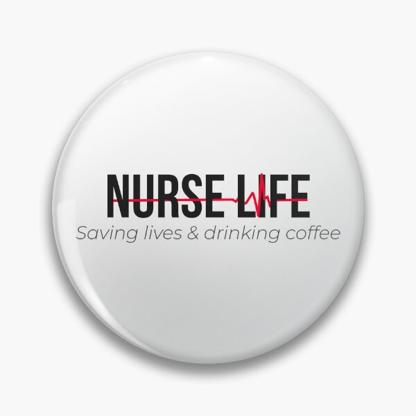 Artikelvorschau, Nurse Life EKG Herzschlag entworfen und verkauft von ProudCraft.