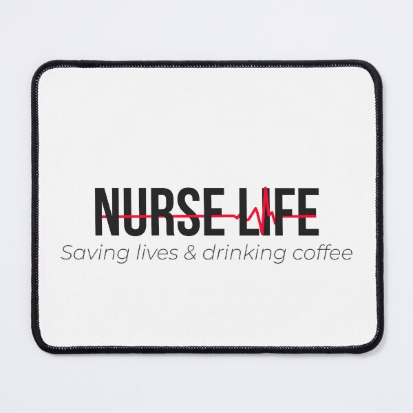 Item preview, Nurse Life EKG Heartbeat designed and sold by ProudCraft.