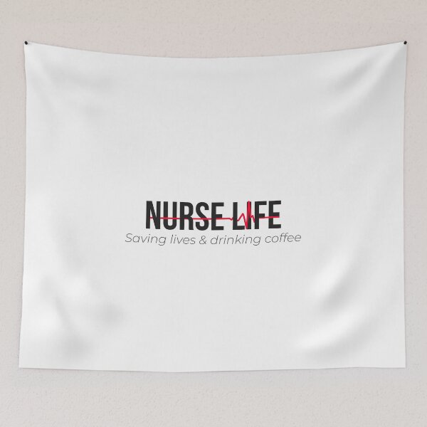 Item preview, Nurse Life EKG Heartbeat designed and sold by ProudCraft.
