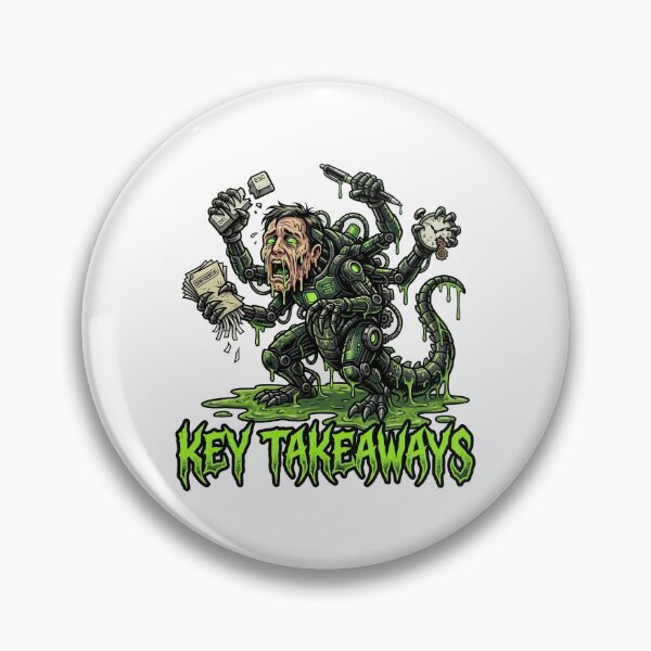 Item preview, Key Takeaways | Corporate Brainrot Horror  designed and sold by SignalStatic.
