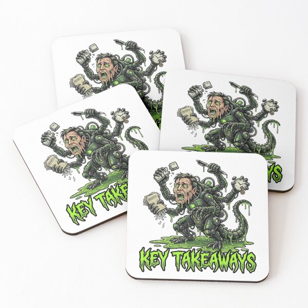 Item preview, Key Takeaways | Corporate Brainrot Horror  designed and sold by SignalStatic.