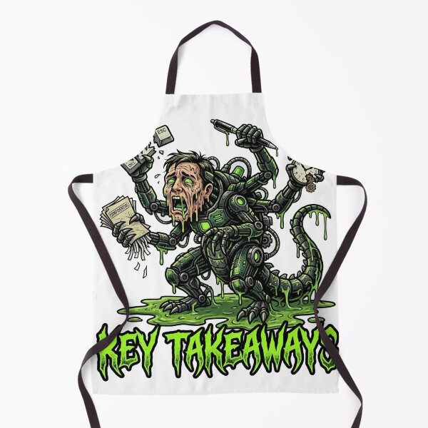 Item preview, Key Takeaways | Corporate Brainrot Horror designed and sold by SignalStatic.
