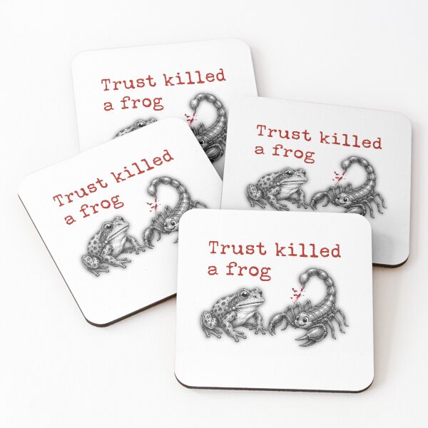 Item preview, Trust Killed a Frog designed and sold by Tees & Merch.