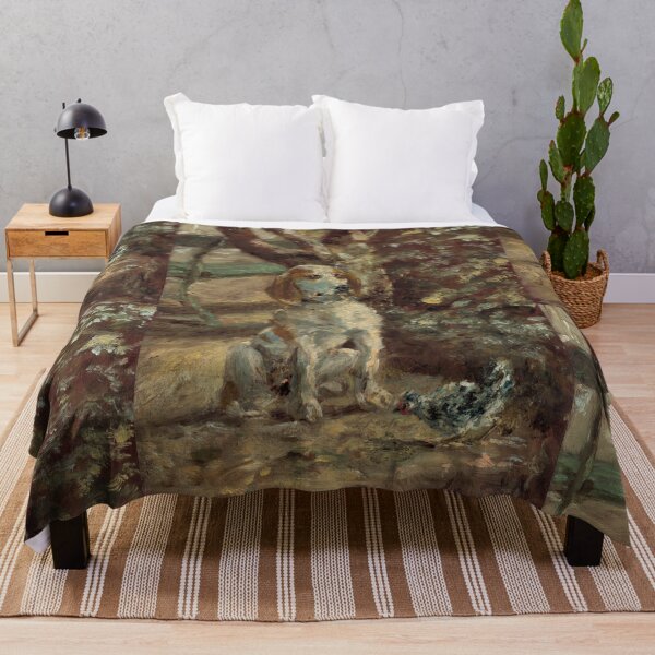 Item preview, The Artist’s Dog Flèche by Toulouse-Lautrec Vintage Rustic Dog Portrait Art designed and sold by artofuniverse.