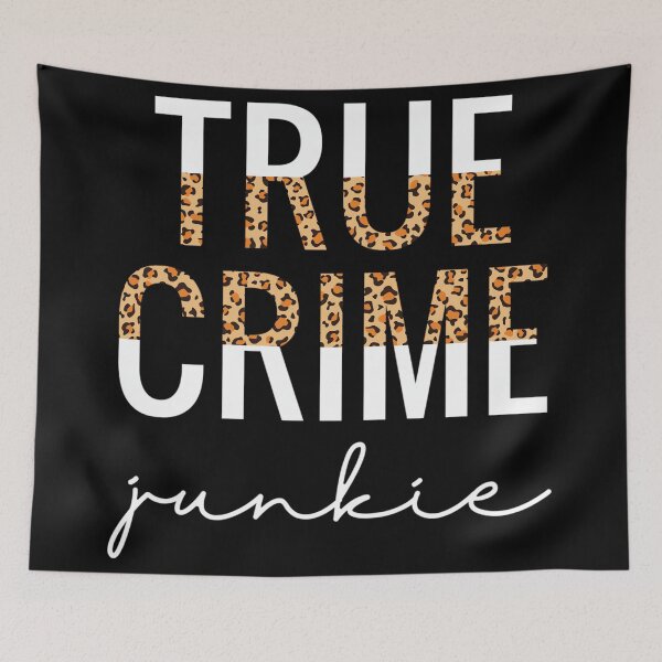 Item preview, True Crime Junkie Shirt Leopard Print True Crime Lover Gift designed and sold by MelanieIShelton.
