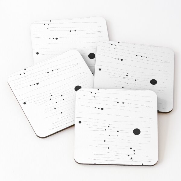 Item preview, Abstract Minimalist Dots and Lines - Modern Geometric Art designed and sold by Red Onion.