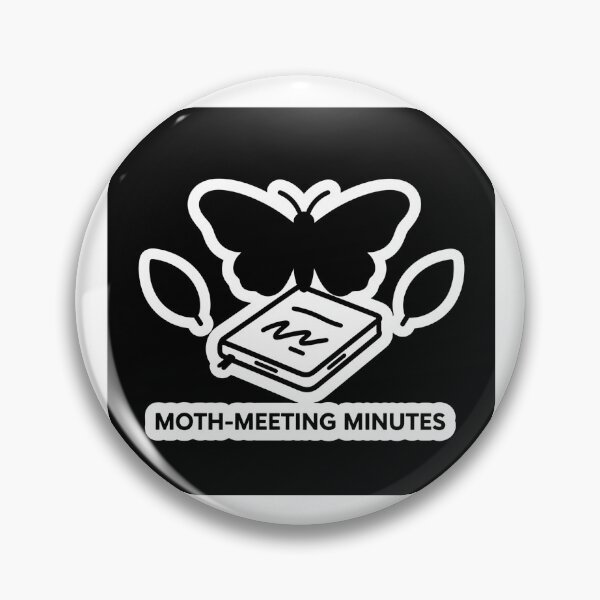 Item preview, Copy of Embrace Your Demons - Unique Artwork for Your Inner StrengthMoth‑meeting Minutes Cottagecore Sticker designed and sold by Arte-Excellency.