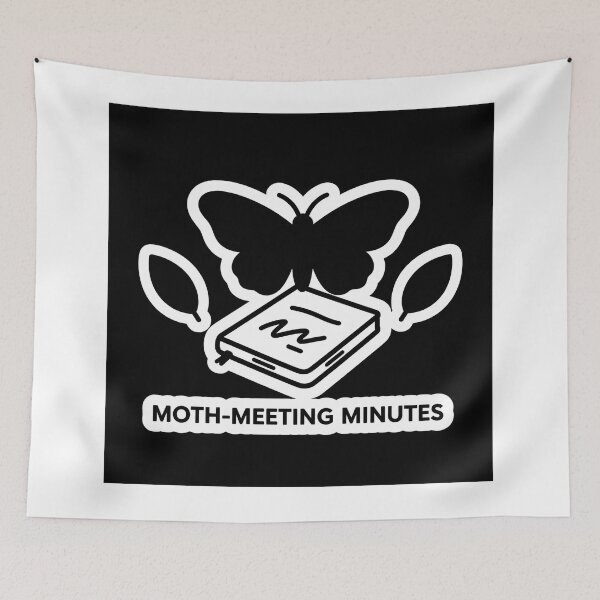 Item preview, Copy of Embrace Your Demons - Unique Artwork for Your Inner StrengthMoth‑meeting Minutes Cottagecore Sticker designed and sold by Arte-Excellency.