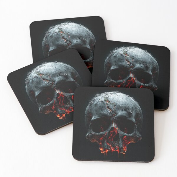 Item preview, Skull Dripping Lava fbkg designed and sold by MetusArt.