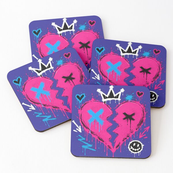 Item preview, Graffiti Broken Heart Shirt | Neon Urban Street Art designed and sold by JustResultsCo.