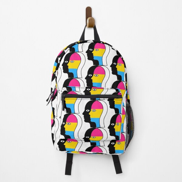 Item preview, Two Faces Pansexual Pride Line Art - LGBTQ Minimalist Art designed and sold by Cannaxes Studio.