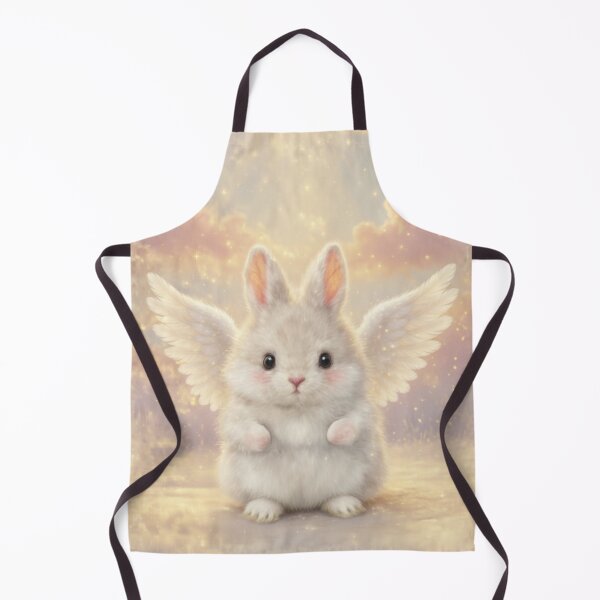 Item preview, Adorable Baby Bunny Angel - Whimsical Heavenly Rabbit Art designed and sold by lovelistivkaa.