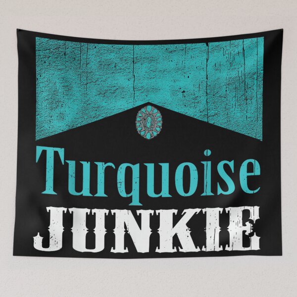 Item preview, Turquoise Junkie Turquoise Gemstone Lovers Vintage Style designed and sold by MelanieIShelton.