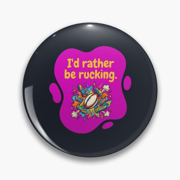 Item preview, I'd rather be rucking | Rugby designed and sold by SocialStaticz.