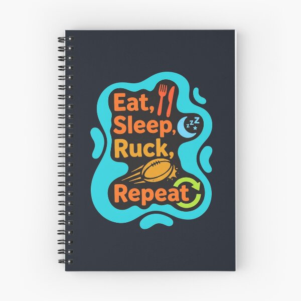 Item preview, Eat, sleep, ruck, repeat | Rugby designed and sold by SocialStaticz.