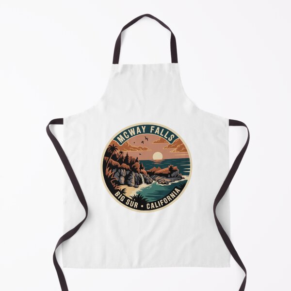 Item preview, McWay Falls California: Sunset Badge designed and sold by CircinusStore.