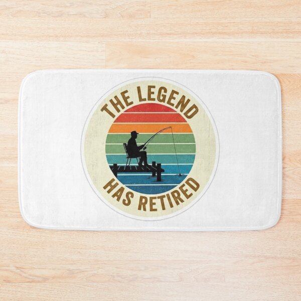 Artikelvorschau, The Legend Has Retired - Funny Vintage Fishing Retirement Gift entworfen und verkauft von JREEHBRAND.