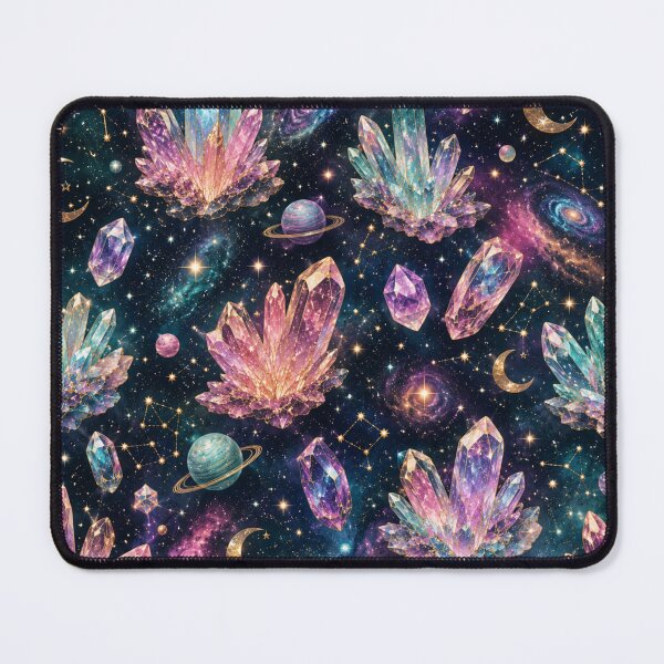 Item preview, Galaxy Crystal Seamless Pattern | Celestial Gem Aesthetic designed and sold by Aramdesing.
