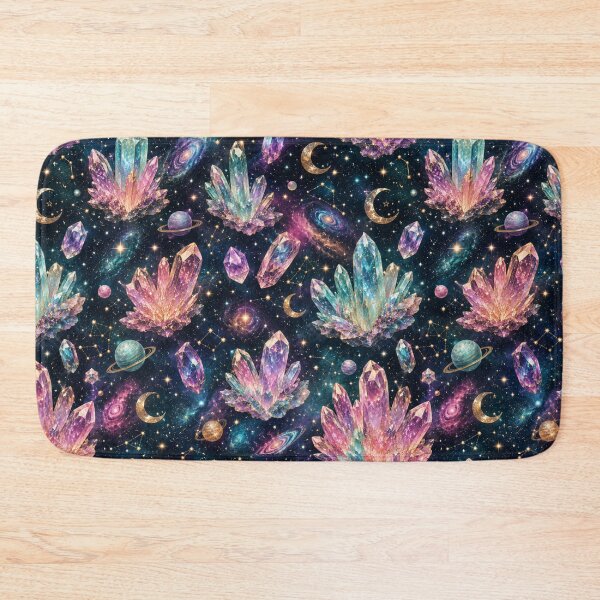 Item preview, Galaxy Crystal Seamless Pattern | Celestial Gem Aesthetic designed and sold by Aramdesing.