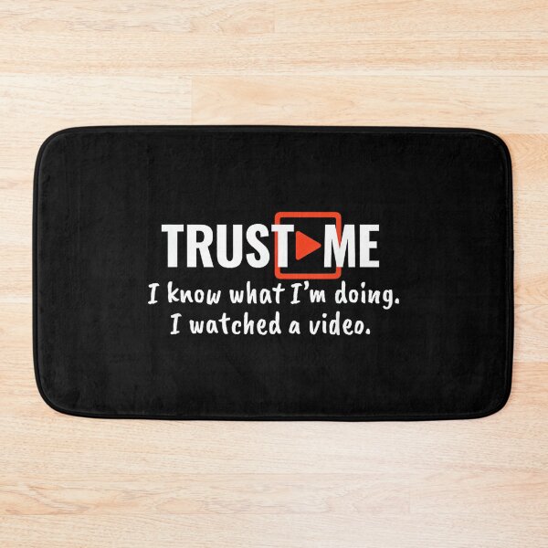 Item preview, Tutorial Video Expert Junkie Unisex-Adults Black Cotton 50% Polyester 50% Modern Lightweight Classic Fit Short Sleeve Fun designed and sold by MelanieIShelton.