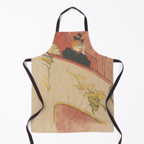 Item preview, The Box with the Gilded Mask by Toulouse-Lautrec Vintage Paris Theatre Art designed and sold by artofuniverse.