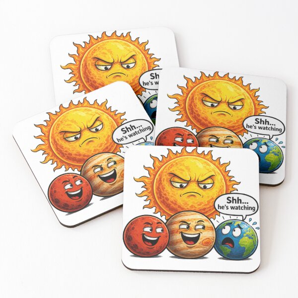 Item preview, Shh He’s Watching Funny Planet Shirt designed and sold by PINK FREE.