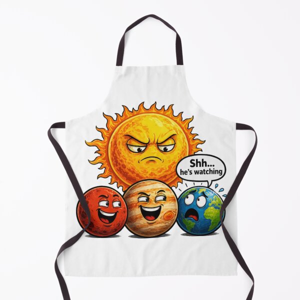 Item preview, Shh He’s Watching Funny Planet Shirt designed and sold by PINK FREE.