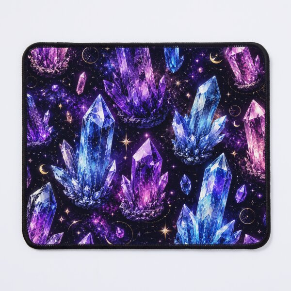 Item preview, Galaxy Crystal Seamless Pattern | Celestial Gem Aesthetic designed and sold by Aramdesing.