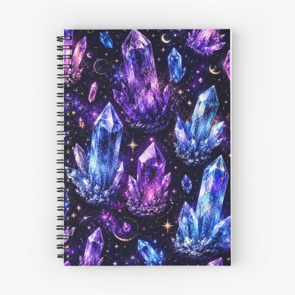 Item preview, Galaxy Crystal Seamless Pattern | Celestial Gem Aesthetic designed and sold by Aramdesing.