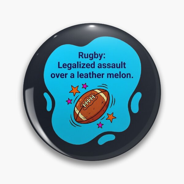 Item preview, Legalized assault over a leather melon | Rugby designed and sold by SocialStaticz.
