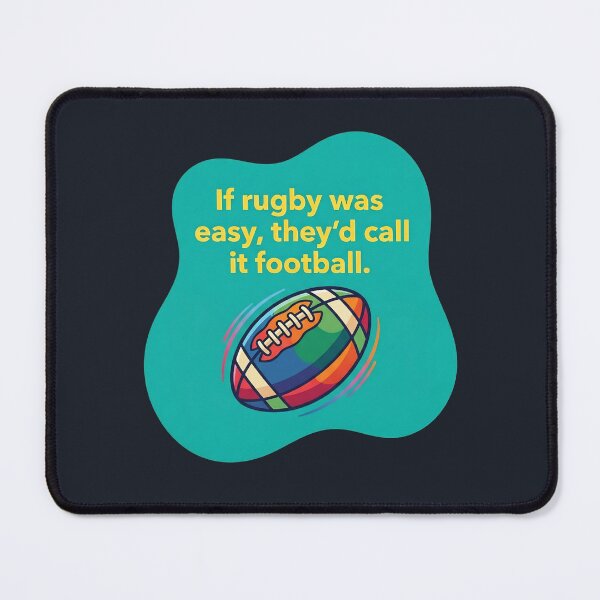 Item preview, If rugby was easy they'd call it football | Rugby designed and sold by SocialStaticz.