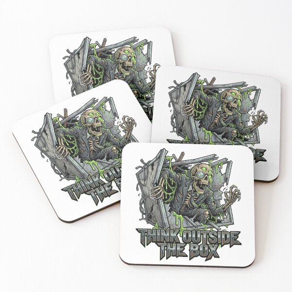 Item preview, Think Outside the Box | Corporate Brainrot Horror designed and sold by SignalStatic.