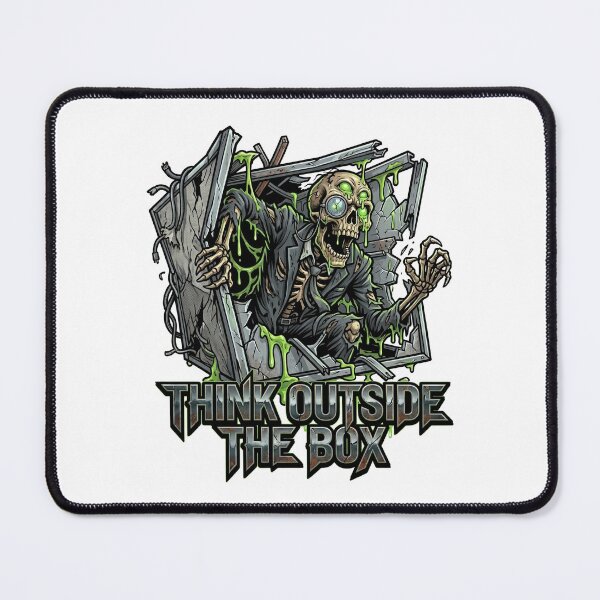 Item preview, Think Outside the Box | Corporate Brainrot Horror designed and sold by SignalStatic.