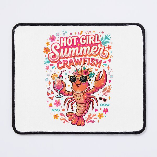 Item preview, Hot girl summer crawfish designed and sold by khalidnasr.