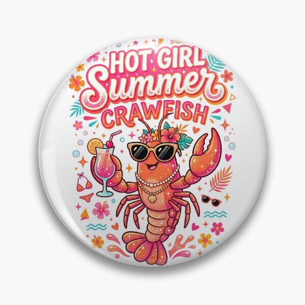 Item preview, Hot girl summer crawfish designed and sold by khalidnasr.