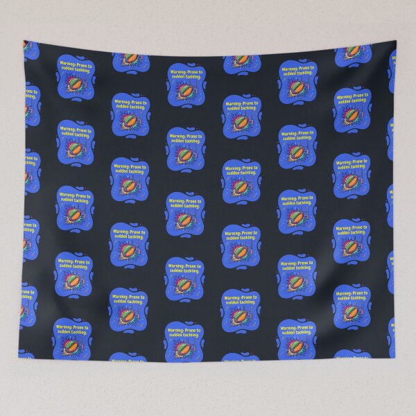 Item preview, Warning: Prone to sudden tackling | Rugby designed and sold by SocialStaticz.
