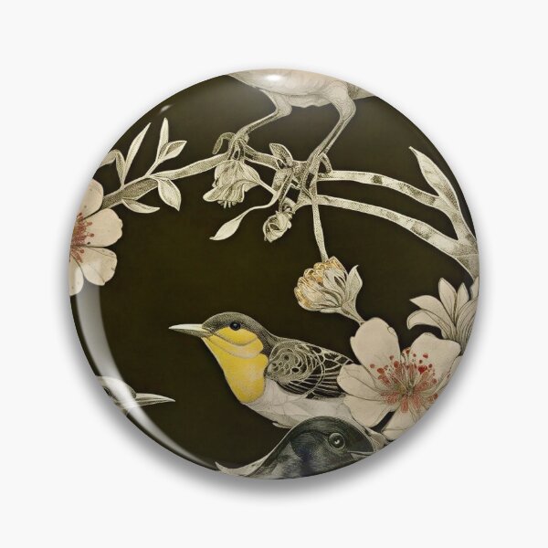 Item preview, The Discussion…Vintage Bird illustration designed and sold by ©Janis Zroback.